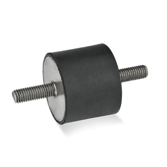 451-30-15-M8-SS-55 RUBBER BUMPER CYLINDRICAL SS