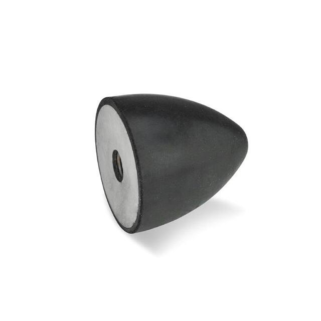 453-30-36-M8-E-55 RUBBER BUMPER CONICAL STAINLESS