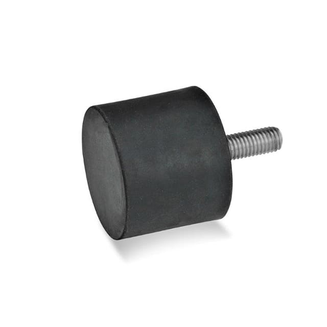 452-40-40-M8-S-55 RUBBER BUMPER CYLINDRICAL SS