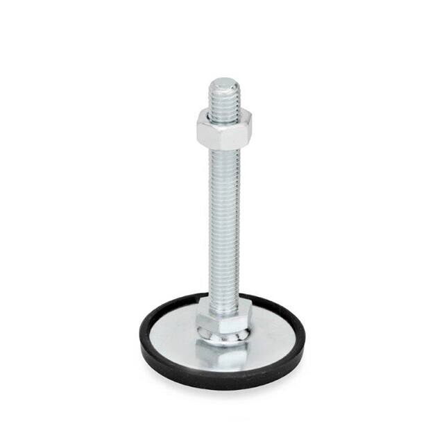 40-40-1/2X13-100-A1-SK STEEL ZINC PLATED LEVELING FEET