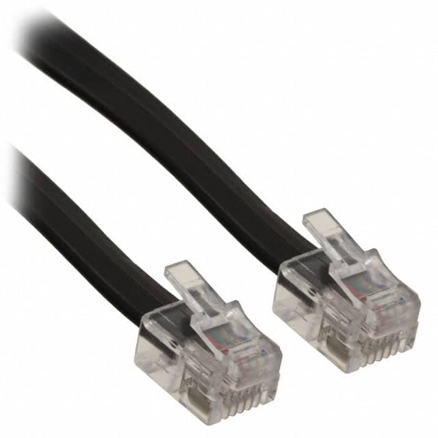 512-26-6600-BL-0014F CABLE MOD 6P6C PLUG TO PLUG 14'