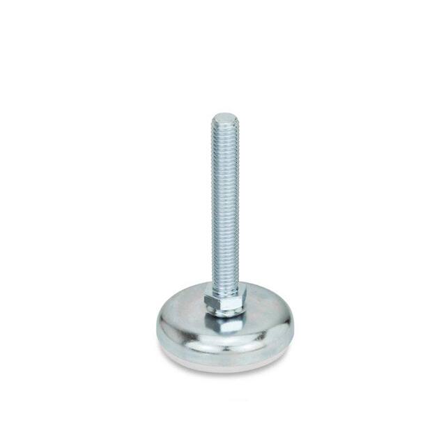 30-60-M10-100-A2-S STEEL ZINC PLATED LEVELING FEET