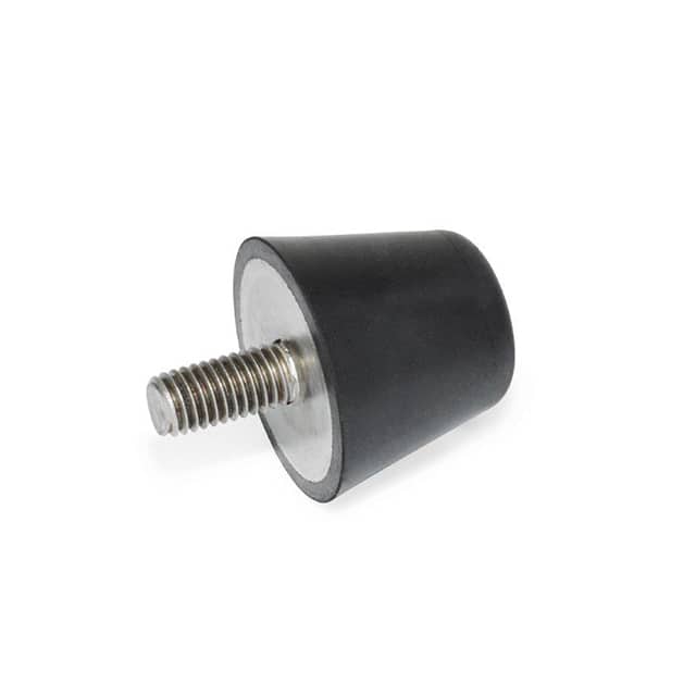 254-38-M8-30-55 RUBBER BUMPER CONICAL STAINLESS