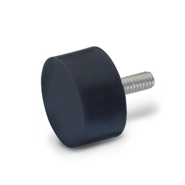 452.1-51-41-3/8-55 RUBBER BUMPER CYLINDRICAL SS