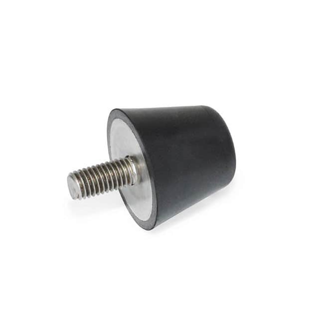 254-50-M10-20-55 RUBBER BUMPER CONICAL STAINLESS
