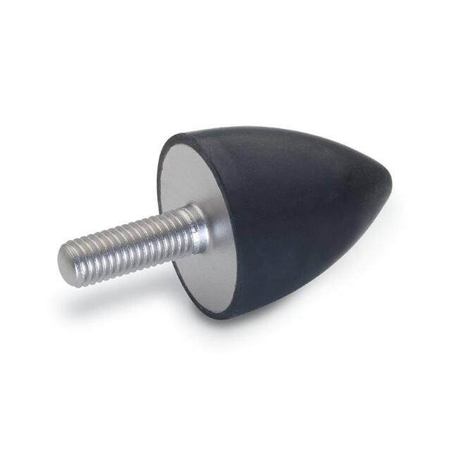 453.1-45-51-3/8-55 RUBBER BUMPER CONICAL STAINLESS