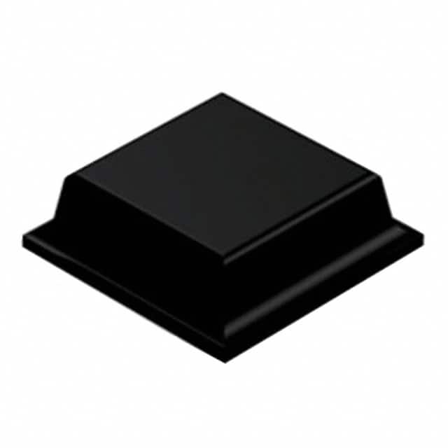 SJ6122 BUMPER SQU 0.402"L X 0.402"W BLK