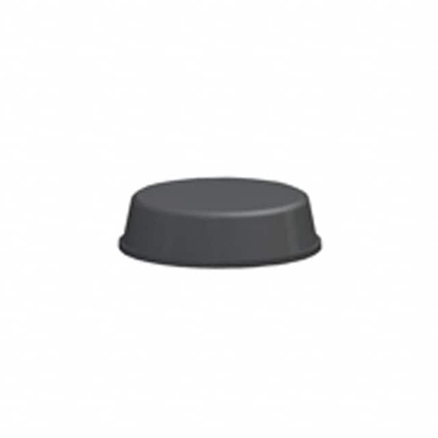 782-B BUMPER CYLINDRICAL 0.5" DIA BLK