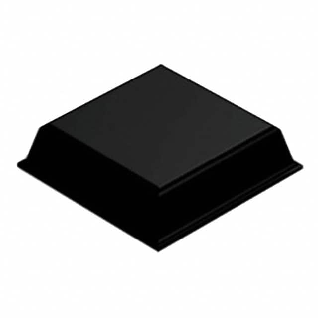 SJ6146 BUMPER SQU 0.906"L X 0.906"W BLK
