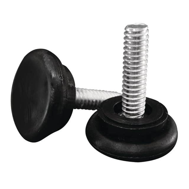 AFJ1030A FOOT CYLINDRICAL 1" DIA BLACK