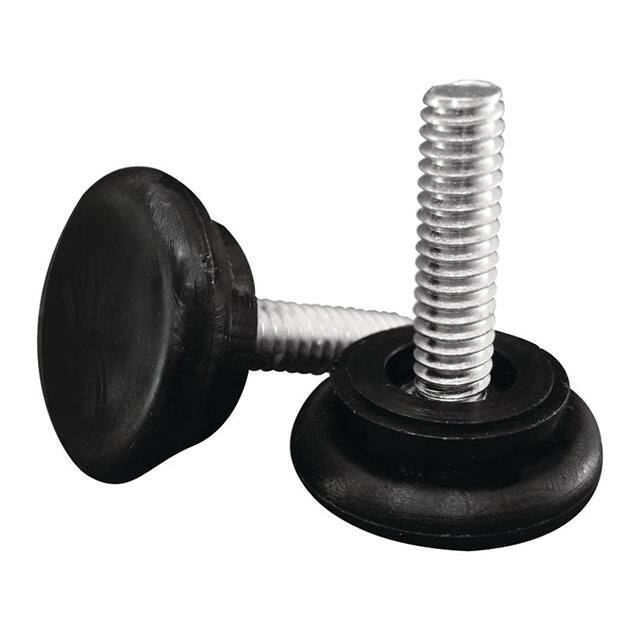 AFJ1050A FOOT CYLINDRICAL 1" DIA BLACK