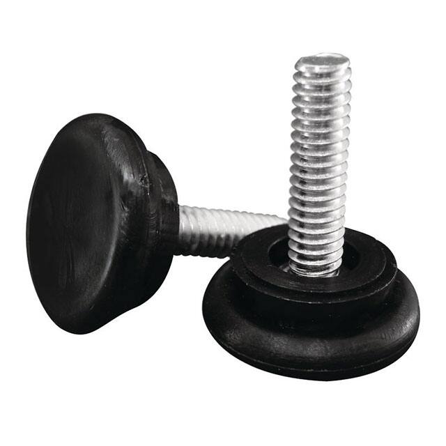 AFJ1070A FOOT CYLINDRICAL 1" DIA BLACK