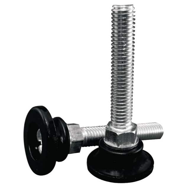 AFW2040A FOOT CYLINDRICAL 1" DIA BLACK