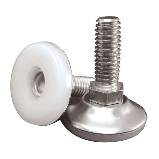 AFD1010A FOOT CYLINDRICAL 1.3" DIA WHITE