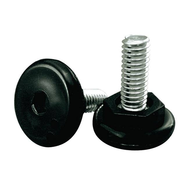 AFG2075A FOOT CYLINDRICAL 1.375" DIA BLK