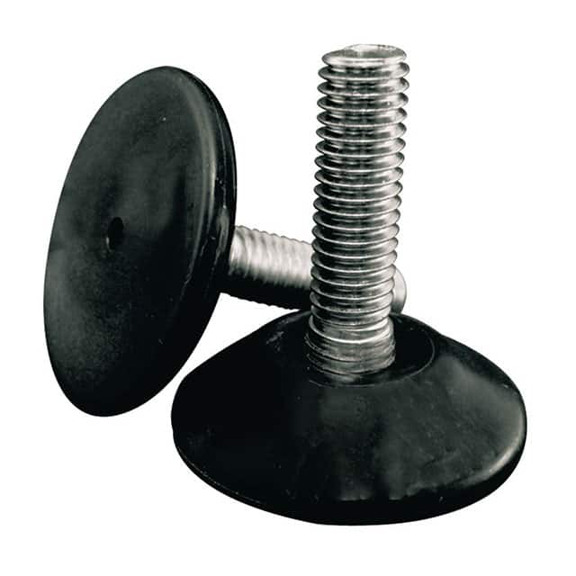 AFA1010B FOOT CYLINDRICAL 1.625" DIA BLK