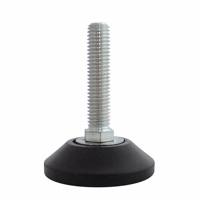 AFP25100A FOOT CYLINDRICAL 0.984" DIA BLK