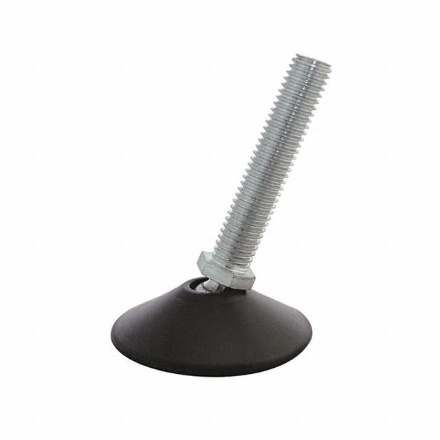 AFT25110A FOOT CYLINDRICAL 0.984" DIA BLK