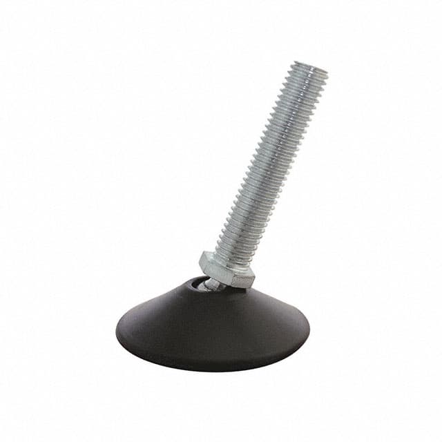 AFT25130A FOOT CYLINDRICAL 0.984" DIA BLK