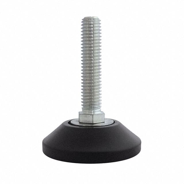 AFP25120A FOOT CYLINDRICAL 0.984" DIA BLK