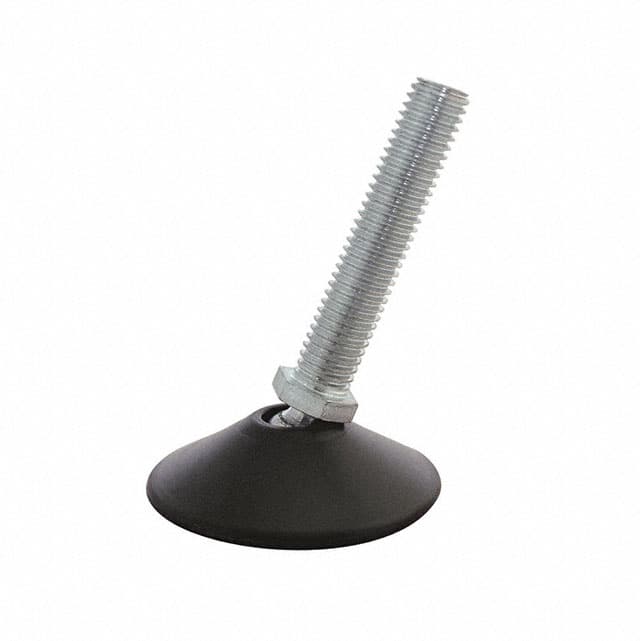 AFT25100A FOOT CYLINDRICAL 0.984" DIA BLK