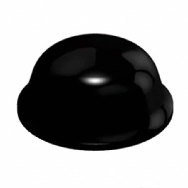 SJ6103 BUMPER CYLINDRICAL 0.44" DIA BLK