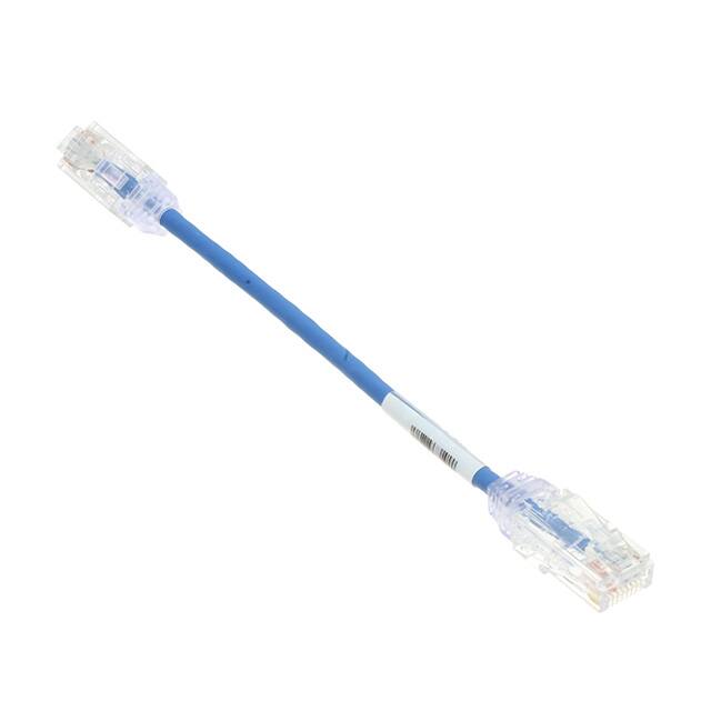 UTP28SP6INBU COPPER PATCH CORD, CATEGORY 6 PE