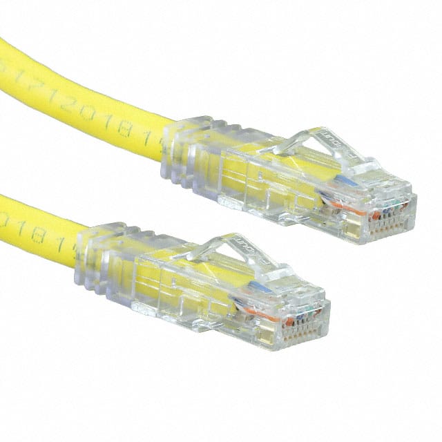 UTPSP10YLY CABLE MOD 8P8C PLUG TO PLUG 10'