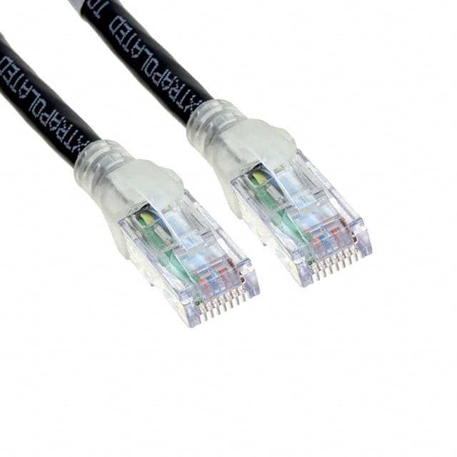 C601100010 PATCHCORD BCAT6+ CMR BLK 10FT