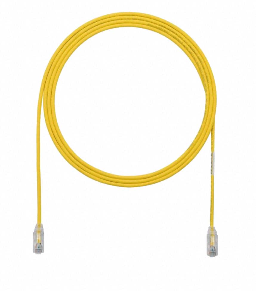 UTP28SP7YL-Q COPPER PATCH CORD, CATEGORY 6 PE