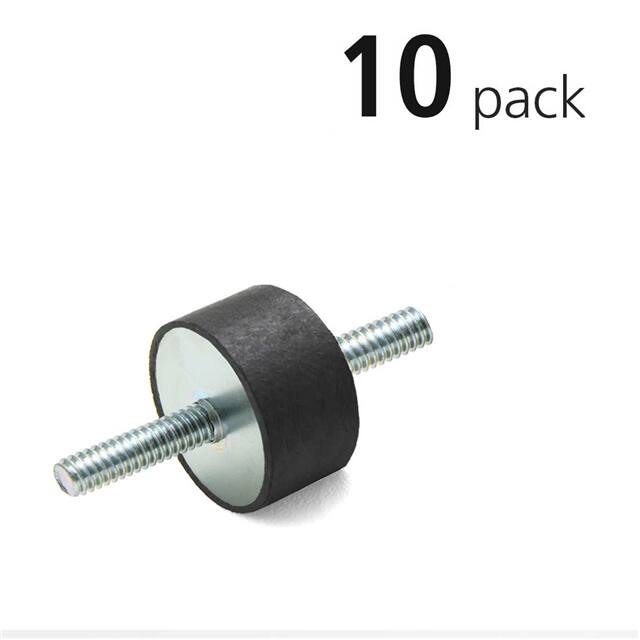 VMDSC25-13-1/4-55-Z/10PK 2XSTUD VIBRATION MOUNT PACK