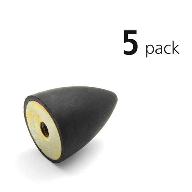 VMTT30-30-M8-40-Z/5PK CONICAL RUBBER BUMPER
