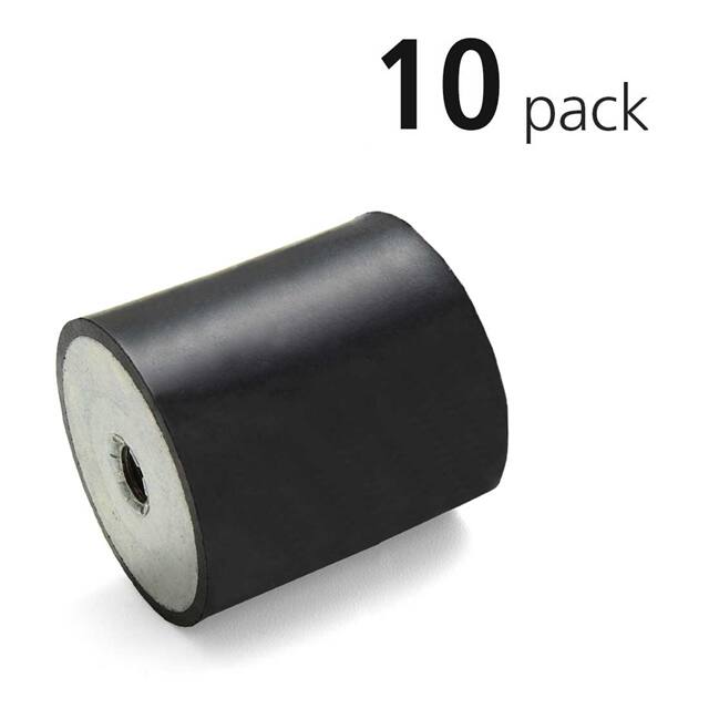 VMDTC20-25-M6-40-Z/10PK DOUBLE HOLE VIBRATION MOUNT PACK