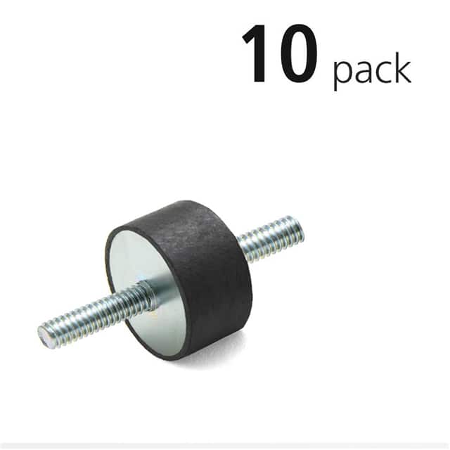 VMDSC25-19-1/4-55-Z/10PK 2XSTUD VIBRATION MOUNT PACK