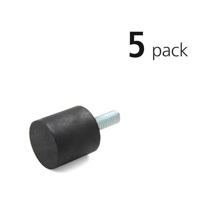 VMS40-40-M8-55-Z/5PK FEMALE RUBBER BUMPER PACK