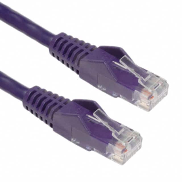 N001-010-PU CABLE MOD 8P8C PLUG TO PLUG 10'