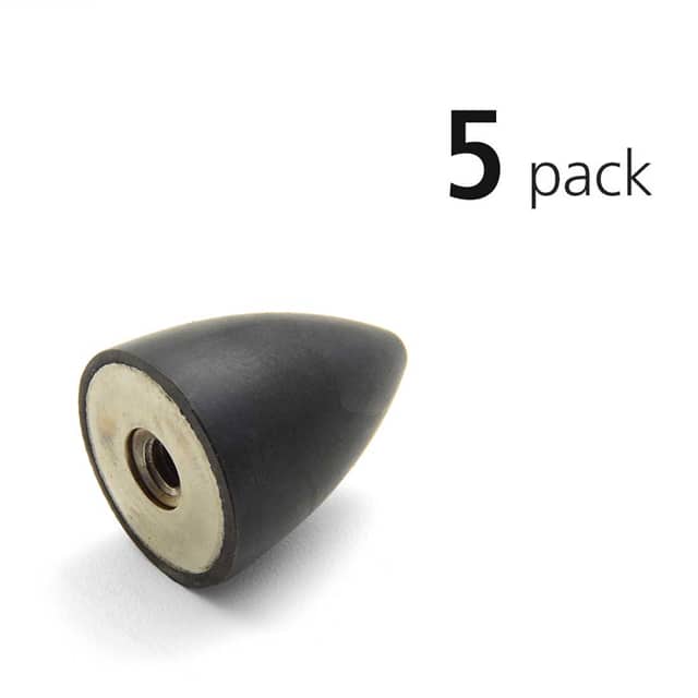 VMTT20-24-M6-55-S/5PK CONICAL RUBBER BUMPER