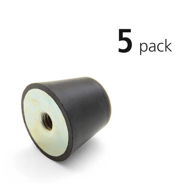 VMTT19-16-#10-55-SN/5PK CONICAL RUBBER BUMPER