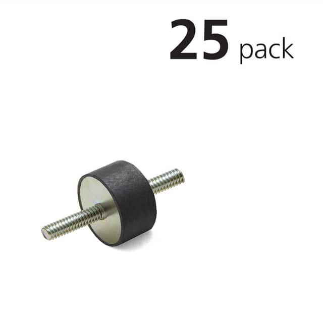 VMDSC14-13-#10-55-Z/25PK 2XSTUD VIBRATION MOUNT PACK
