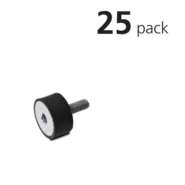 VMTSC16-13-#8-55-Z/25PK STUD & HOLE VIBRATION MOUNT PACK