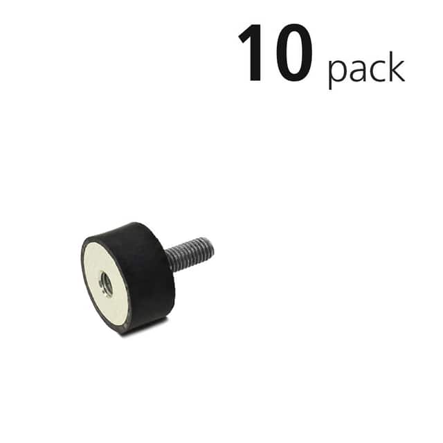 VMTSC15-10-M4-55-S/10PK STUD & HOLE VIBRATION MOUNT PACK