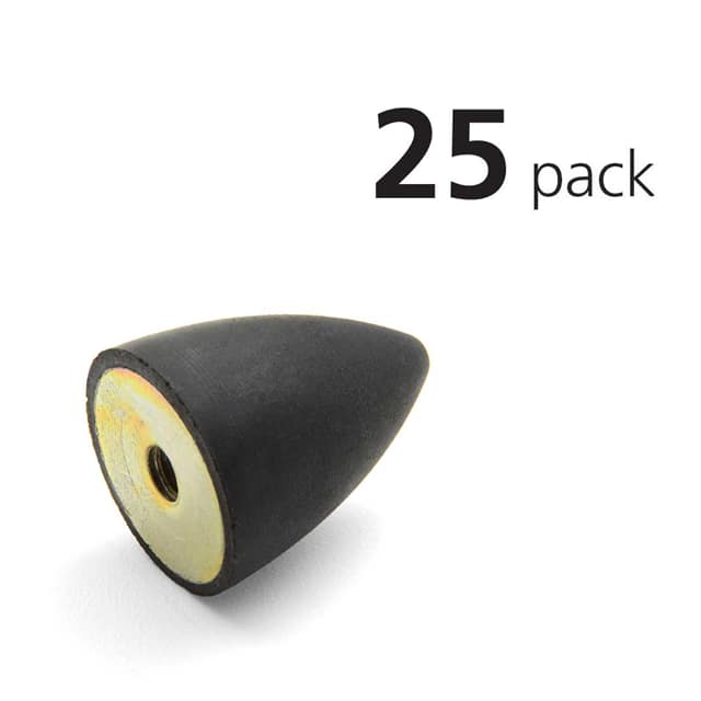 VMTT10-10-M5-55-Z/25PK CONICAL RUBBER BUMPER