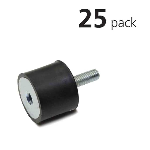 VMTSC20-20-M6-40-Z/25PK HOLE & STUD VIBRATION MOUNT