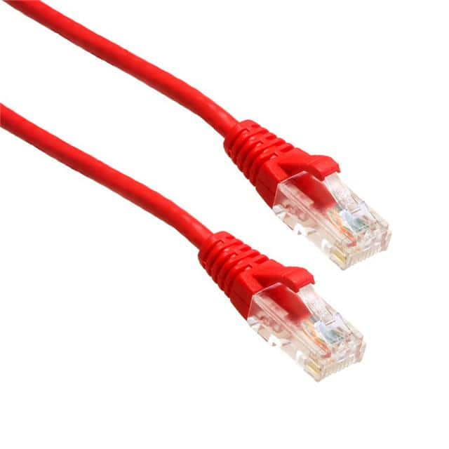 MP-64RJ4528GR-014 UTP SLIM CAT6 28AWG RED 14FT