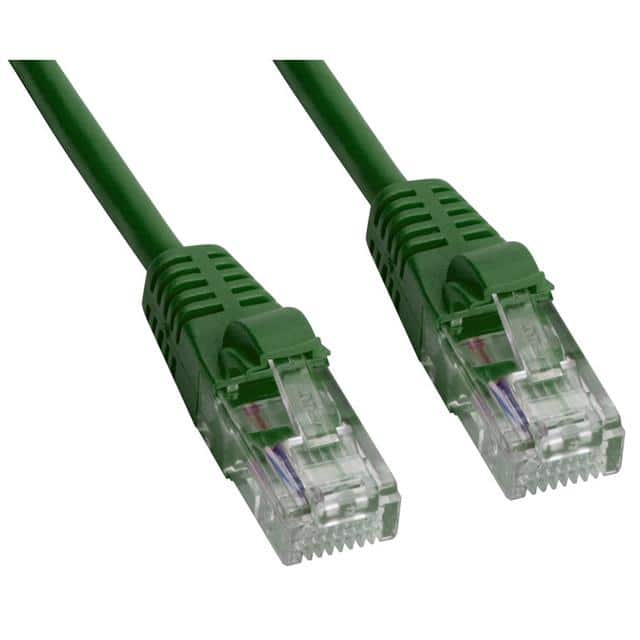 MP-5XRJ45UNNG-003 CAT 5E UTP XOVER RJ45 GREEN 3'