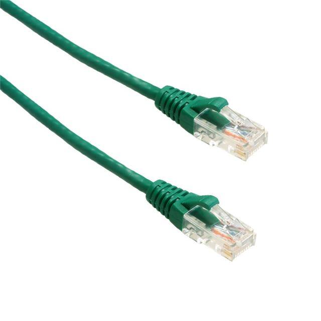 MP-64RJ4528GG-003 UTP SLIM CAT6 28AWG GREEN 3FT