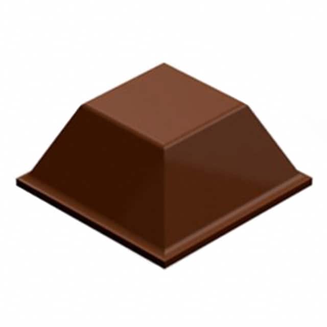 SJ-5018-BROWN BUMPER SQUARE 0.5"L X 0.5"W BRN