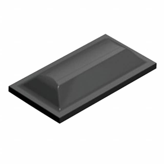 SJ5474 BUMPER RECT 0.375"L X 0.2"W GRY
