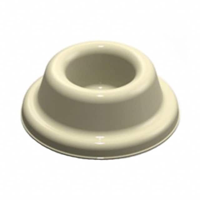 SJ-5532-WHITE BUMPER CYLINDRICAL 1.88" DIA WHT
