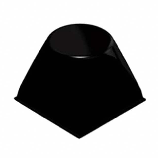 SJ57B6 BUMPER SQU 0.81"L X 0.81"W BLK